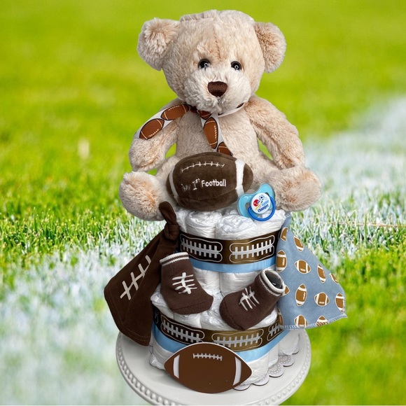 Sport Football Diaper Cake